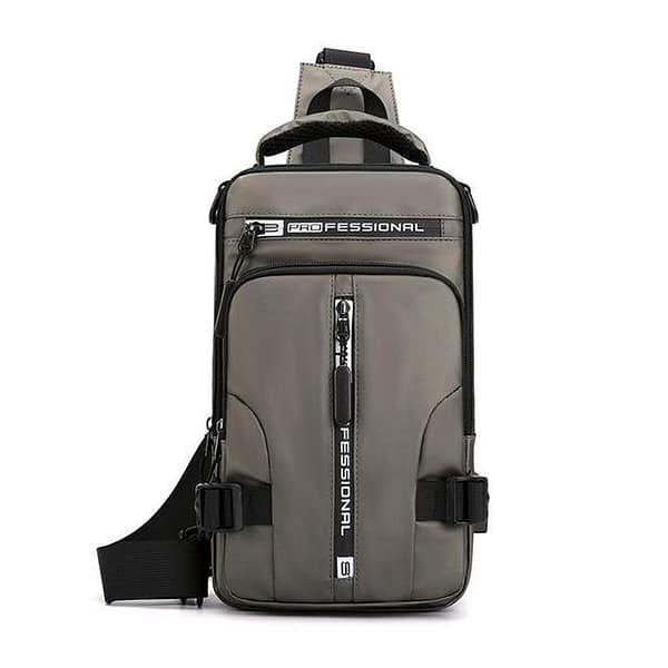 3388309 Nylon USB Charging Pack Chest Bags